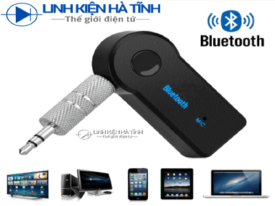 Bộ thu bluetooth V5.2 không dây pin sạc đầu ra giắc 3.5mm kèm phụ kiện